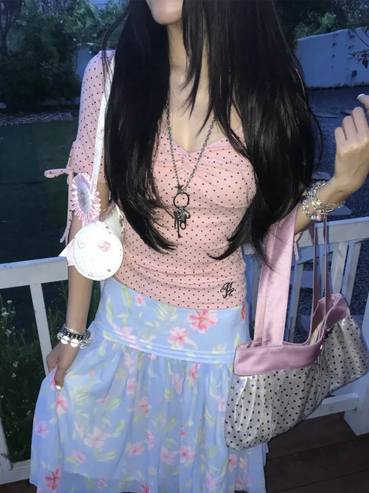 Chic Dollette Polka Dot T-shirt