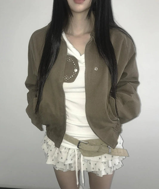 Chic Dollette   Japanese Skirt Dot Mini A-line Pleated Skirts Streetwear Korean Style Irregular Skirts E-girls  Short Skirt
