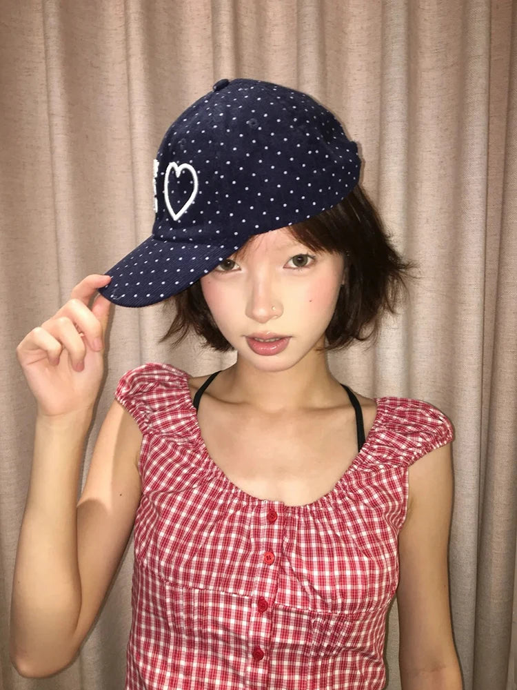 Chic Dollette Japanese Plaid Shirt Women Short Sleeve Slim Blouse And Shirt American Retro 90s Crop Tops Streetwear Vintage Tops