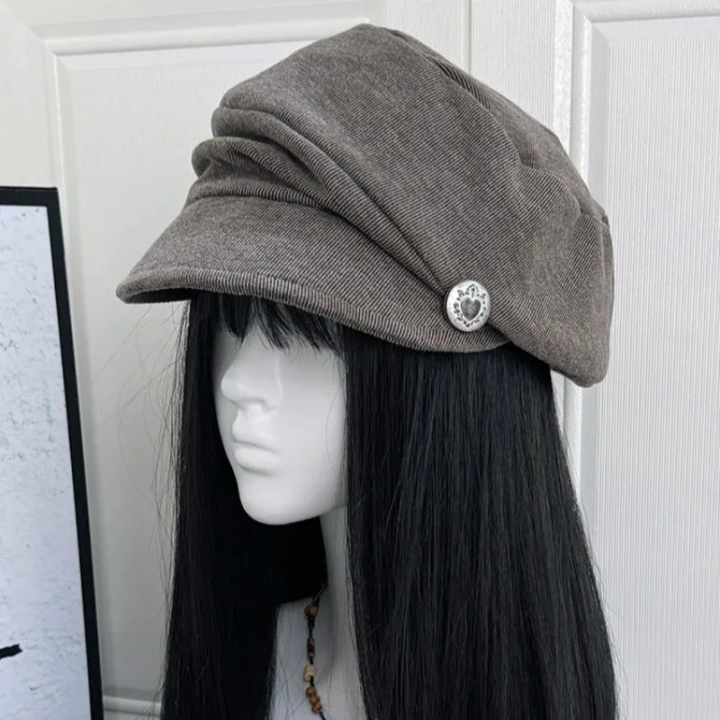 Chic Dollette Pleated Cloudy Beret
