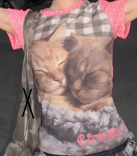 T-shirt chic pour femme à imprimé animal, manches courtes, modèle été 2026, col rond, rose à pois, amincissant