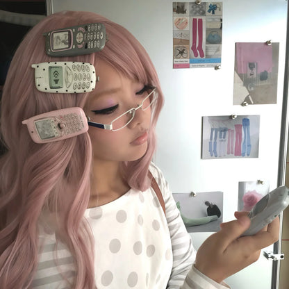 Chic Dollette Punk Mobile Phone Hair Clip