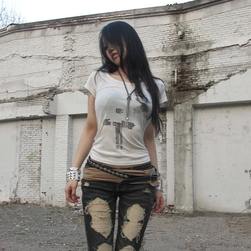 Chic Dollette Punk Rock Short Sleeve Tee