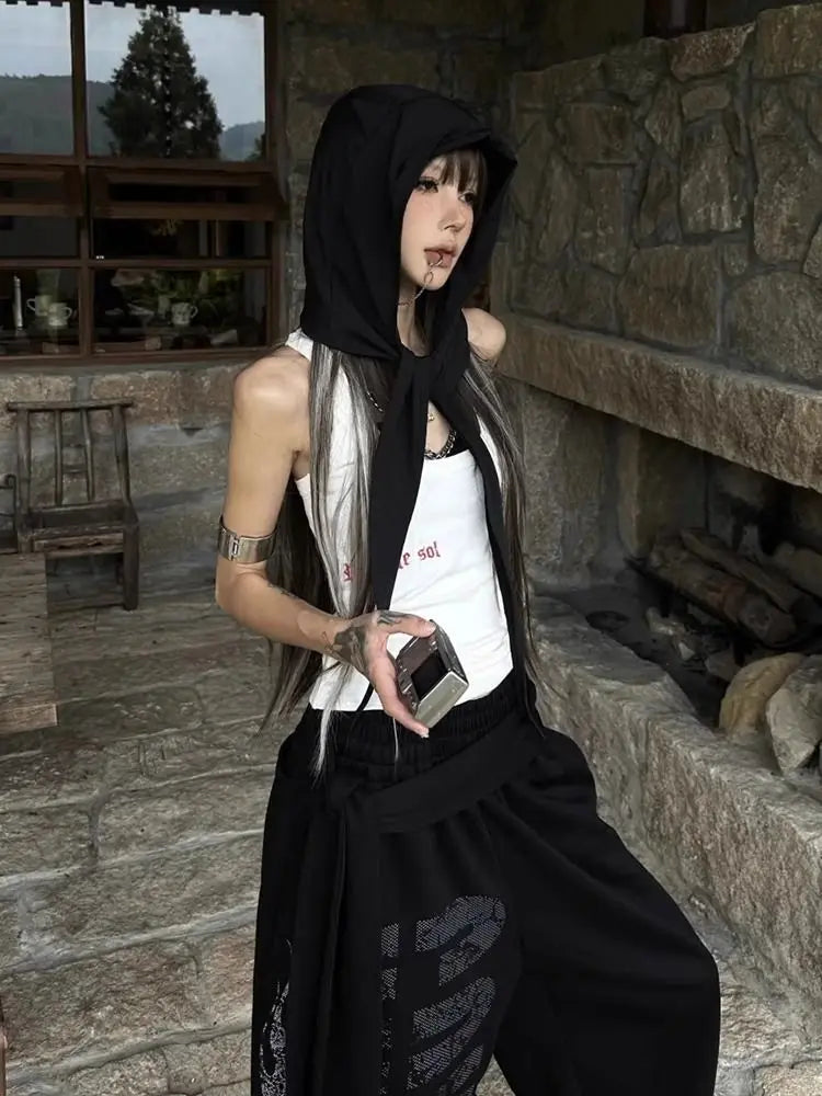 Schickes Dollette Hotsweet Tanktop Weißes Skinny Top 2000er Kleidung Sexy Weste Koreanische Mode Ärmellose Damenbekleidung Sommer 2025
