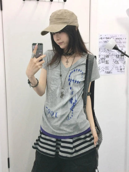 Chic Dollette Short Sleeve Vintage Top
