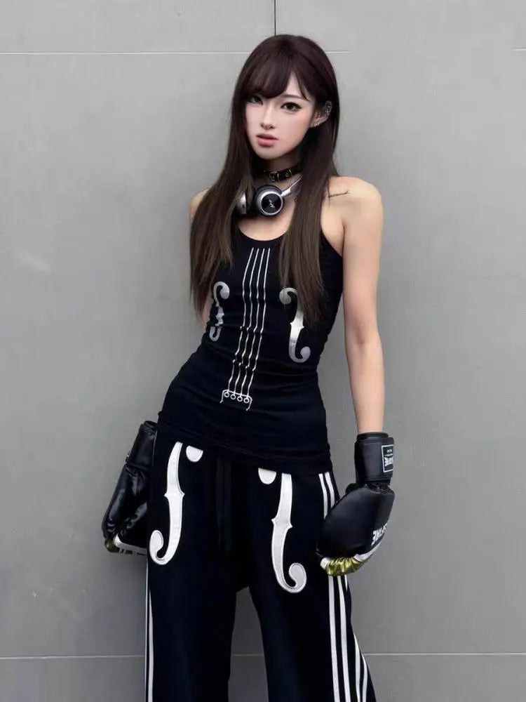Chic Dollette Women Summer  2000s  Sleeveless T-shirt