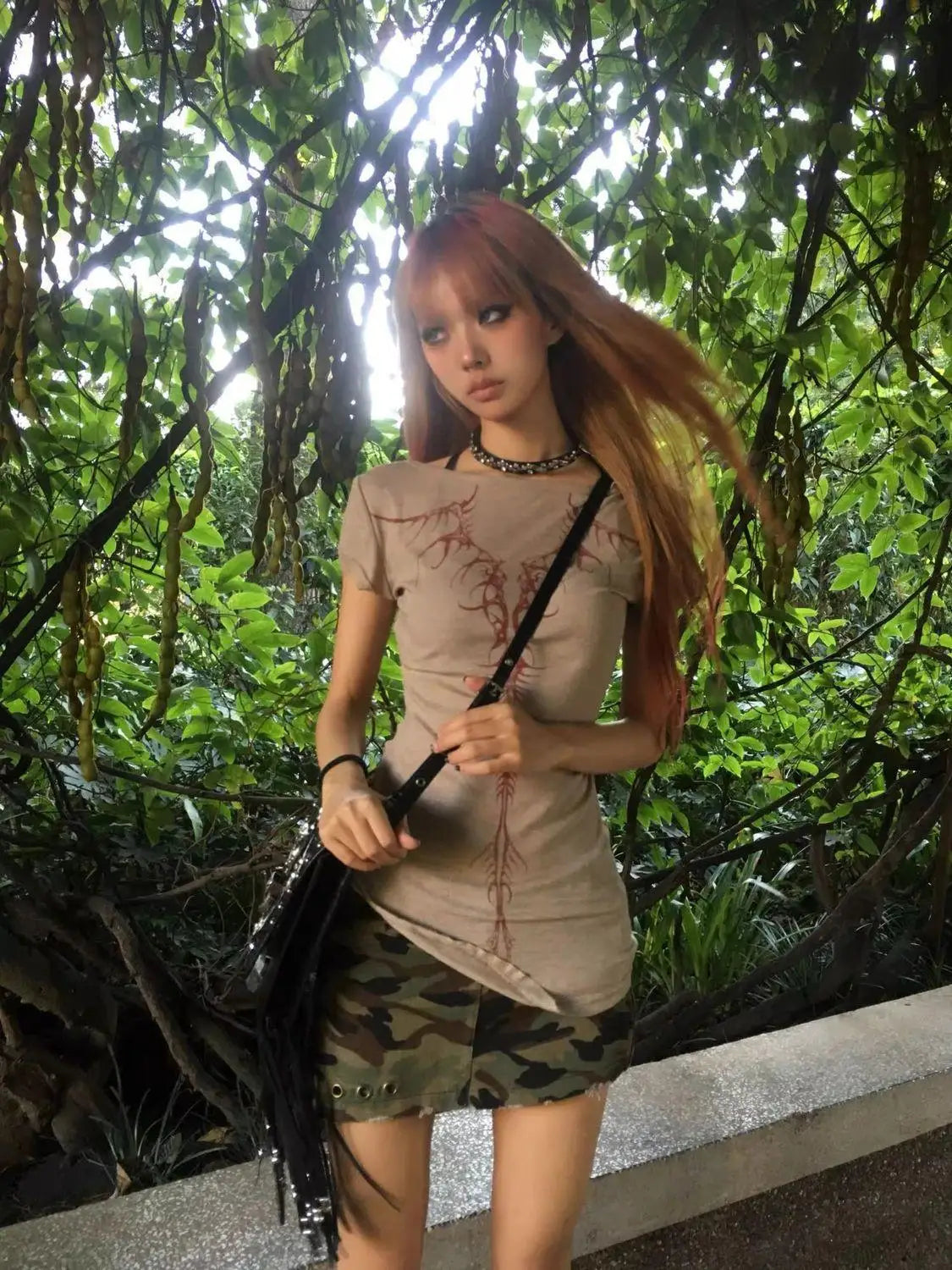 Chic Dollette Graphic T Shirts Woman Clothes Short Sleeve Korean Fashion Print 2000s Clothes  Vintage Tees Female Clothing Tshirt
