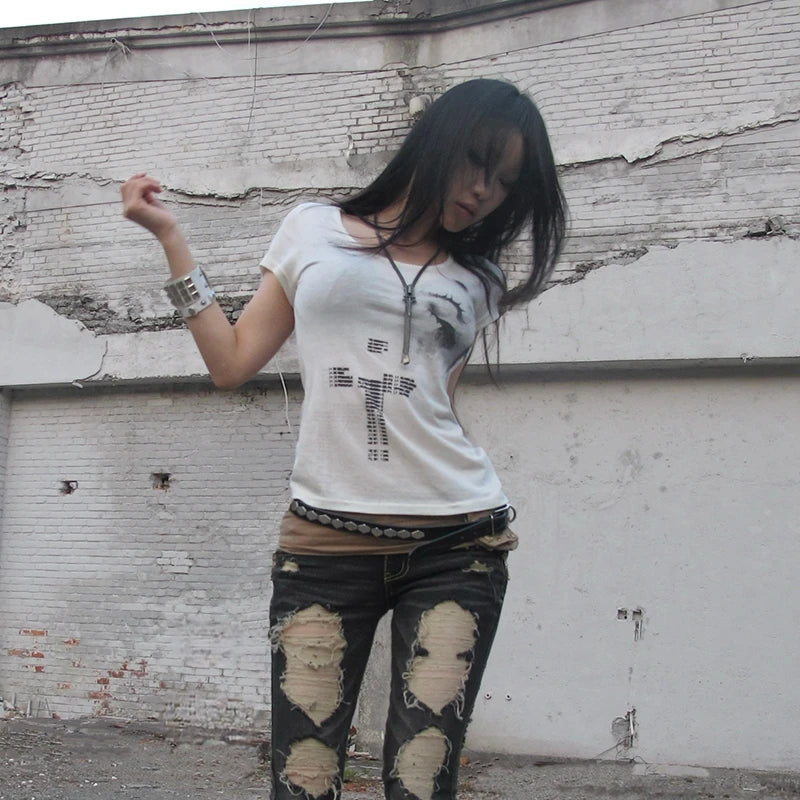 Chic Dollette Punk Rock Short Sleeve Tee