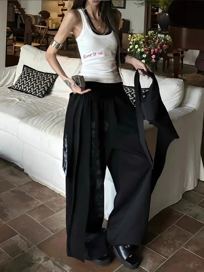 Schickes Dollette Hotsweet Tanktop Weißes Skinny Top 2000er Kleidung Sexy Weste Koreanische Mode Ärmellose Damenbekleidung Sommer 2025