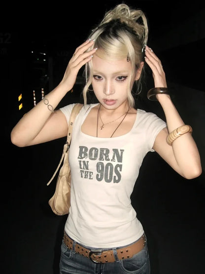 Chic Dollete 90s Short Sleeve Tee T